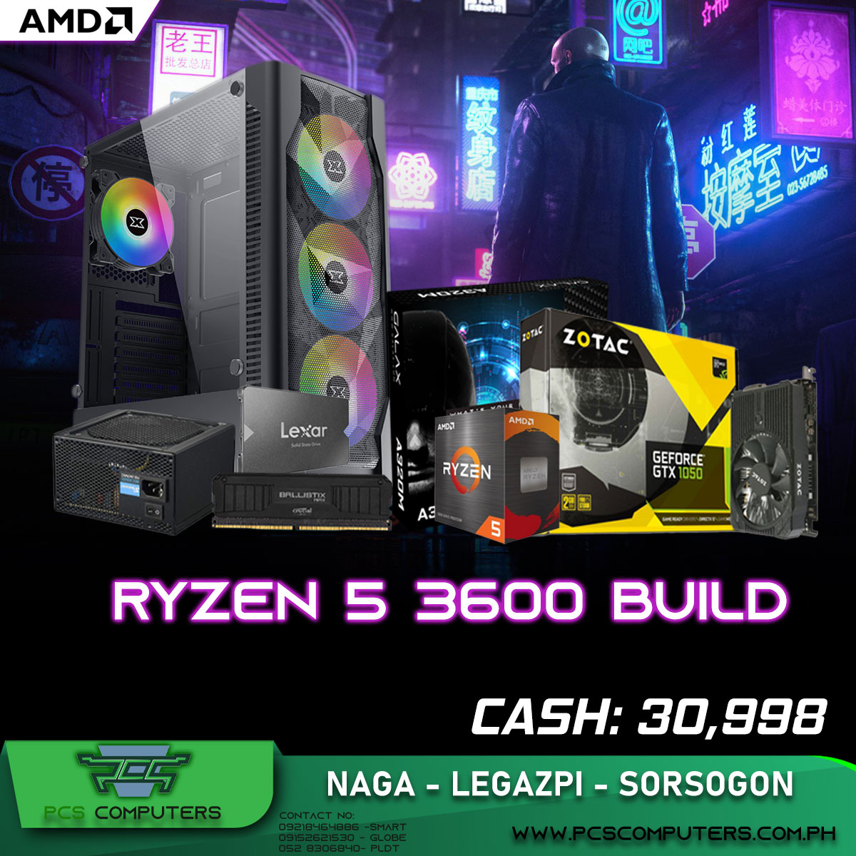 Ryzen 5 3600 Build 2-2022 - PCS Computers