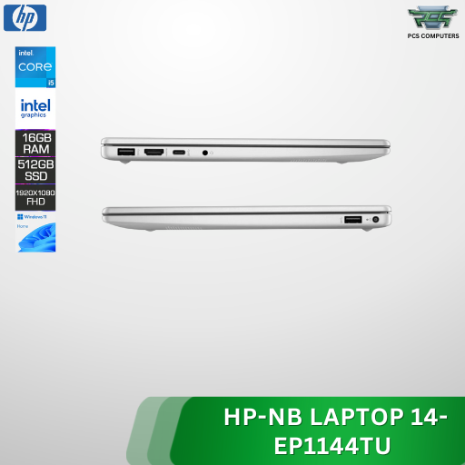 HP 14-ep1144TU (Natural Silver) 14inch FHD Core 5 120U | 16GB | 512GB SSD | Intel Graphics | Windows 11 - Image 3