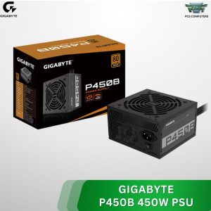 Gigabyte P450B 450W Power Supply | 80 Plus Bronze Certified | Quiet 120mm HYB Fan | PSU