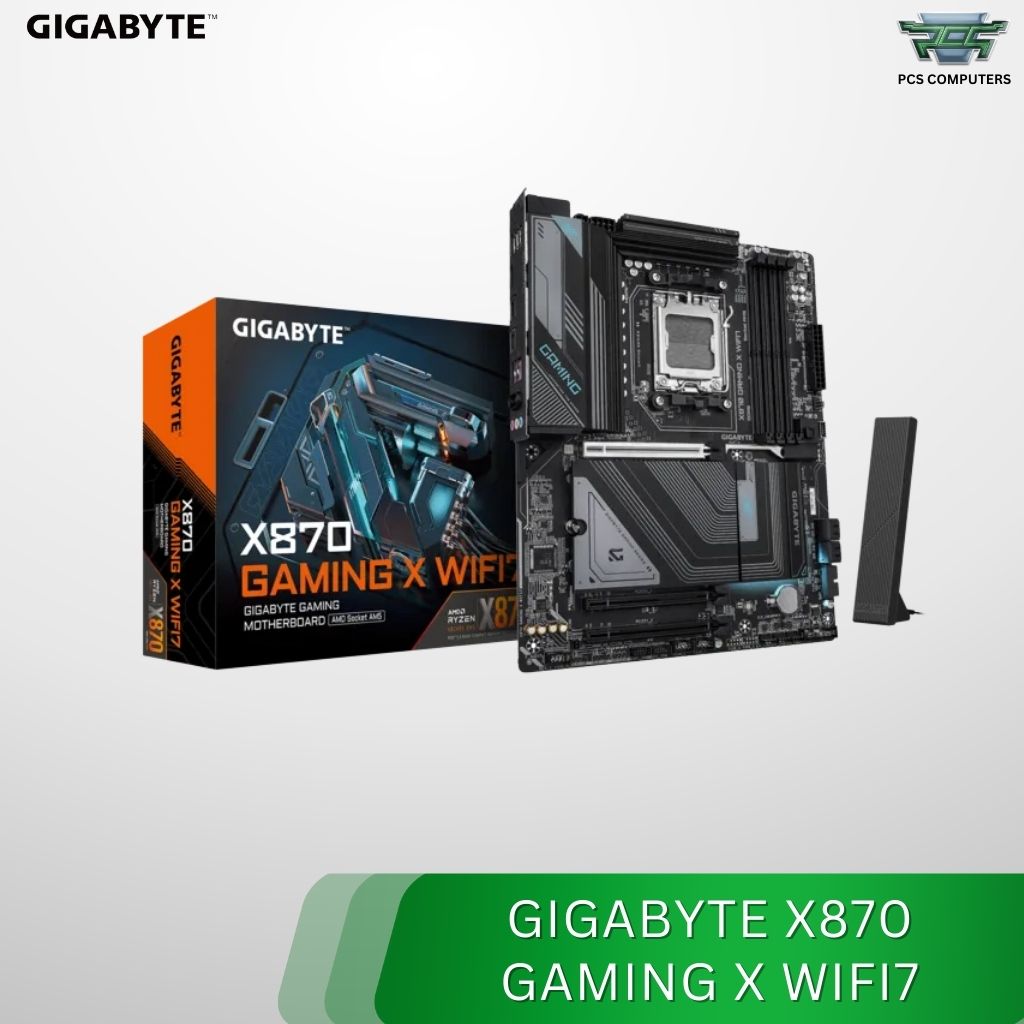 Gigabyte X870 GAMING X WIFI7 Motherboard | AM5 Ryzen 9000 Ready | DDR5 | PCIe 5.0 | WIFI 7 | USB4