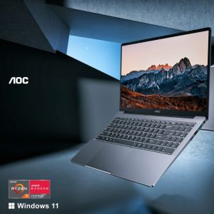 AOC Noble 15 N156P25-F7D3F/71 Laptop | AMD Ryzen 5 7430U | 16GB DDR4 | 512GB SSD | 15.6" FHD IPS | Windows 11 | Free Mouse & Mousepad | Up to 2 Years Warranty*