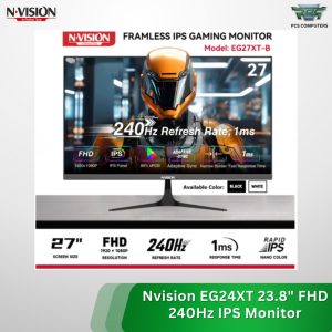 Nvision 24" / 27" IPS Gaming Monitor | 240Hz EG24XT-B 1080p 1ms Flat Screen For Desktop PC