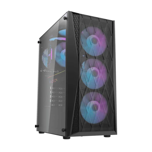 Darkflash DK352 Mesh Luxury ATX Gaming PC Case Black