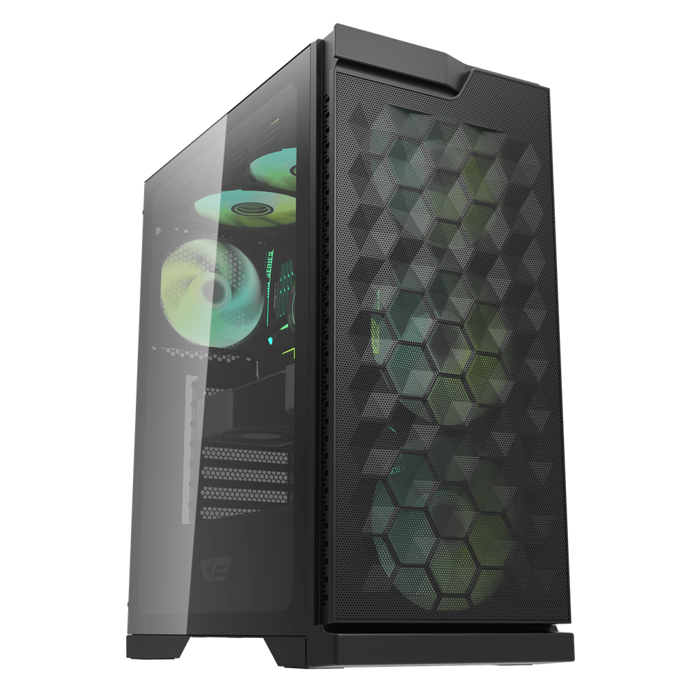 Darkflash DK361 Luxury ATX PC Case (Black)