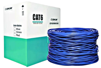 COMLINK INDOOR CAT6 305M | CCA 0.53MM (PER BOX) UTP CABLE