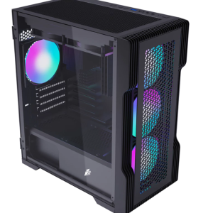 1STPLAYER TRILOBITE T3 MID-TOWER GAMING CASE W/ FRONT MESH/TG-SIDE/ M-ATX