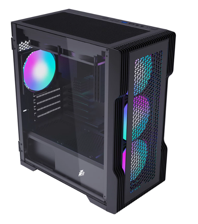 1STPLAYER TRILOBITE T3 MID-TOWER GAMING CASE W/ FRONT MESH/TG-SIDE/ M-ATX