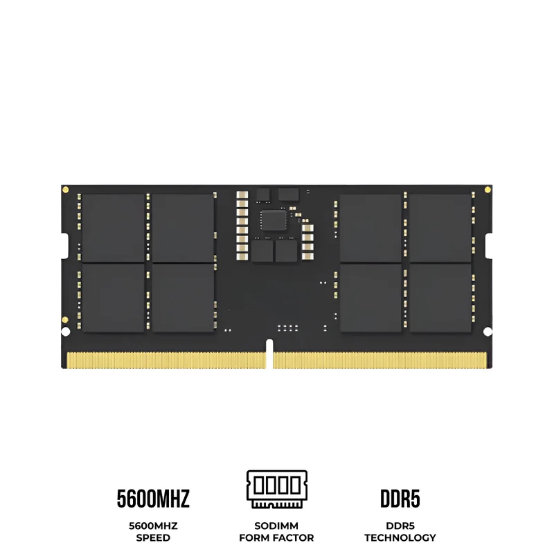 Lexar 32GB DDR5 5600MHz CL46 SODIMM Laptop Memory (LD5S32G56C46ST-BGS)