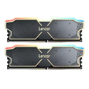 Lexar Thor RGB 16GB Kit (2x8GB) DDR5 6000MT/s CL38 AMD Expo & Intel XMP 3.0 Gaming Desktop Memory (Black)