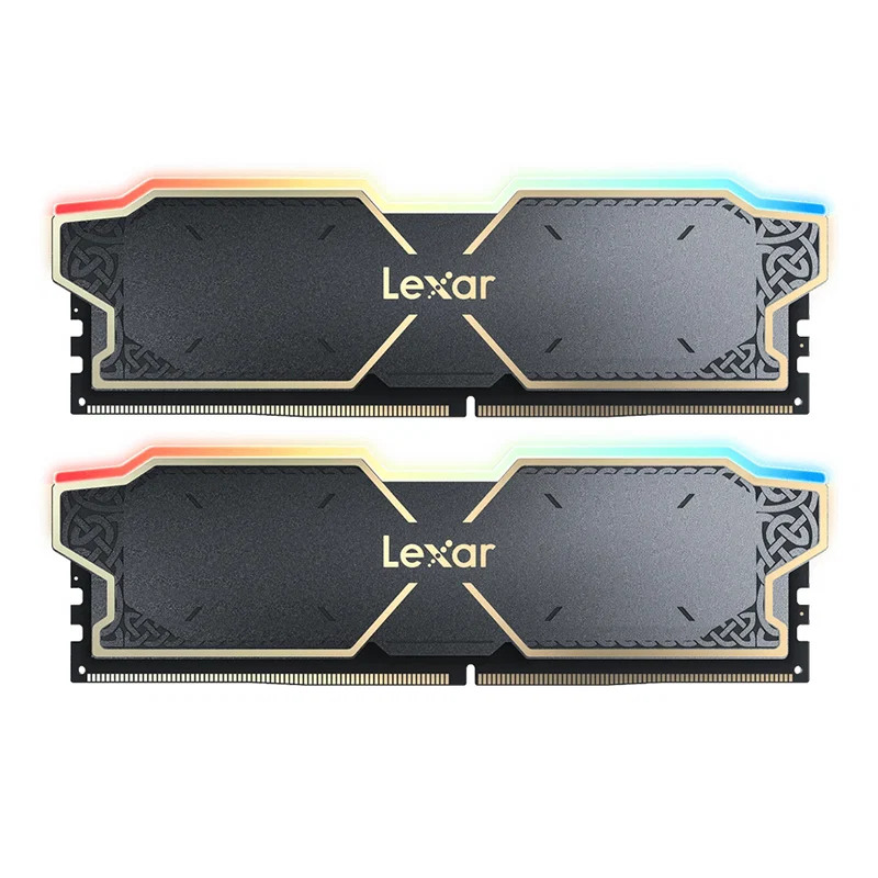 Lexar Thor RGB 16GB Kit (2x8GB) DDR5 6000MT/s CL38 AMD Expo & Intel XMP 3.0 Gaming Desktop Memory (Black)