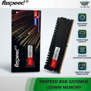 FASPEED 8GB UDIMM WITH HEATSINK MEMORY 3200MHZ 1YEAR WARRANTY