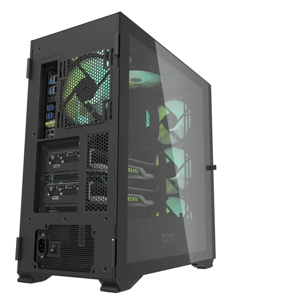 Darkflash DLX21 Mesh EATX PC Case (Black, White) - Image 3