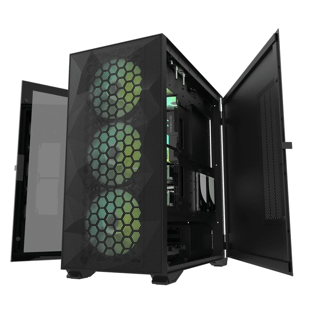 Darkflash DLX21 Mesh EATX PC Case (Black, White) - Image 4
