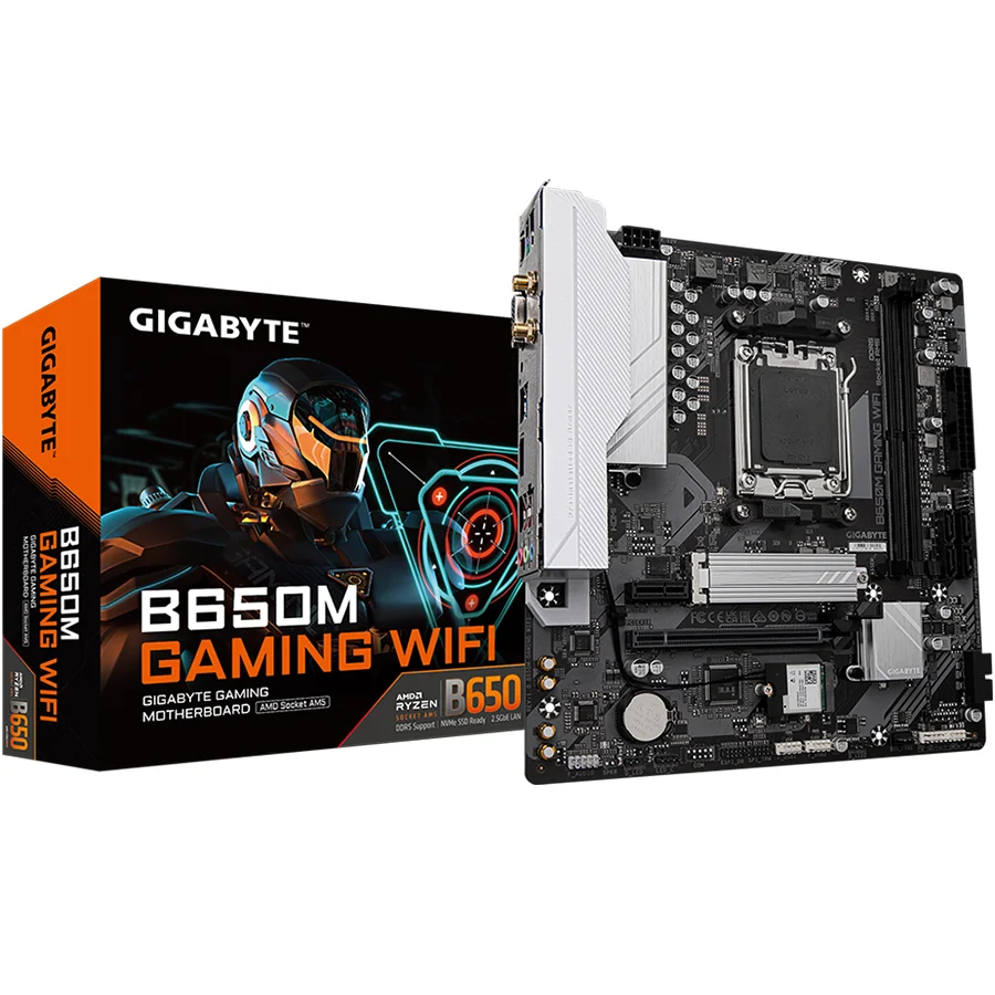 Gigabyte B650M Gaming WiFi AMD AM5 DDR5 Gaming Motherboard