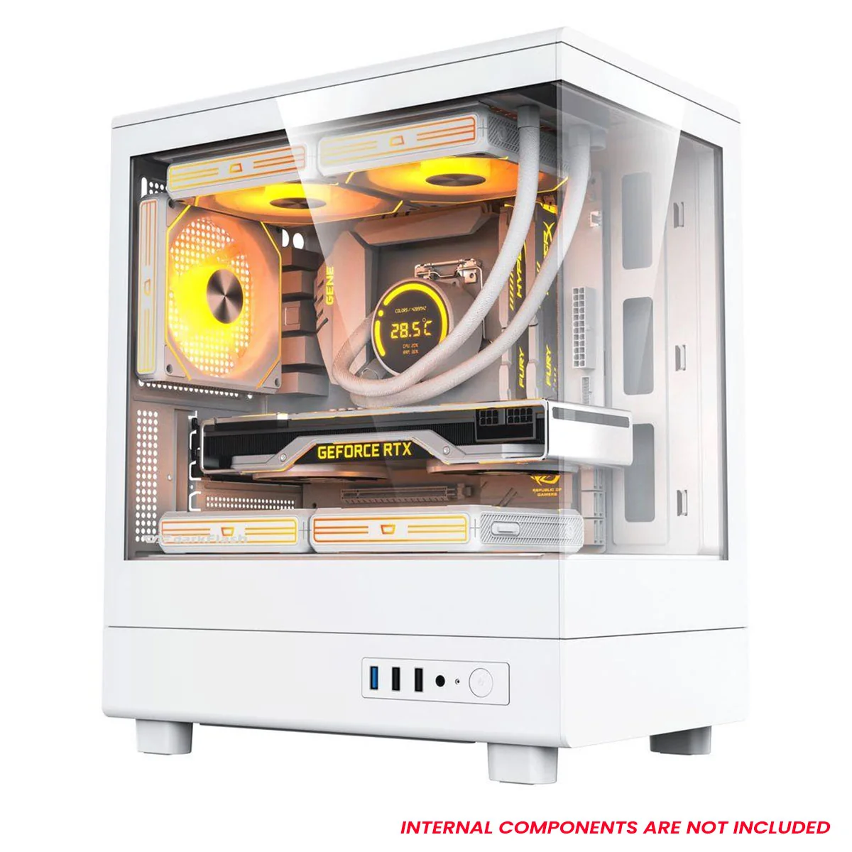 Darkflash DB330M M-ATX PC Case (Black, White) - Image 2