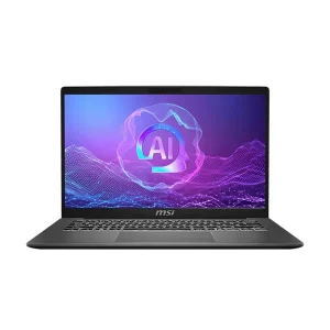 MSI Modern A14 AI+ F3HMG-035PHNN Laptop (Platinum Gray) | 14" FHD (1920x1080) IPS | Ryzen AI 5 330 | 8GB RAM | 512GB SSD | AMD Radeon Graphics | Windows 11 Home | MSI Essential Backpack