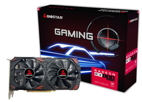 BIOSTAR RX580 8GB RADEON 2048SP (BLACK)