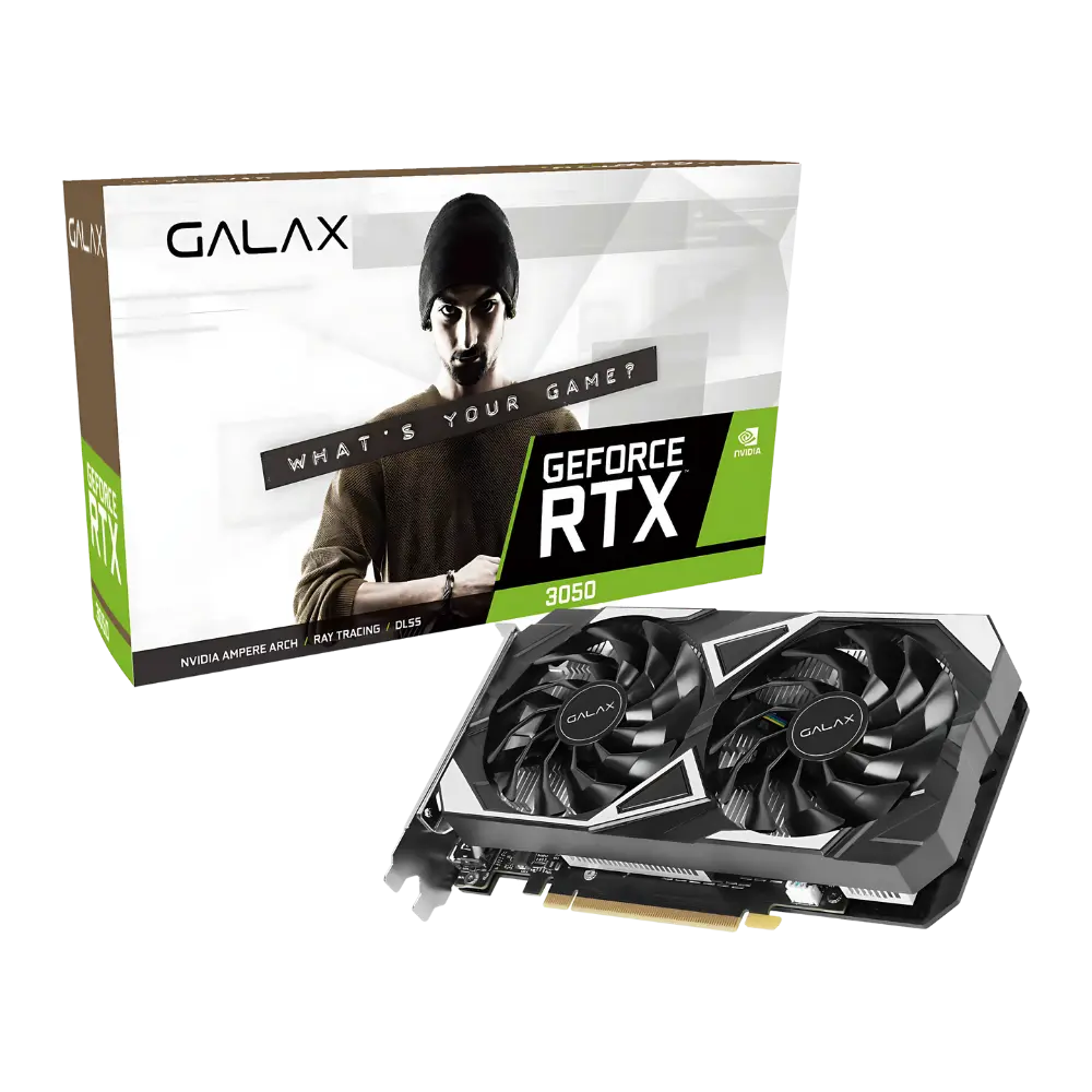 GALAX GeForce RTX™ 3050 6GB 1CLICK OC EX GDDR6 96-bit Graphics Card