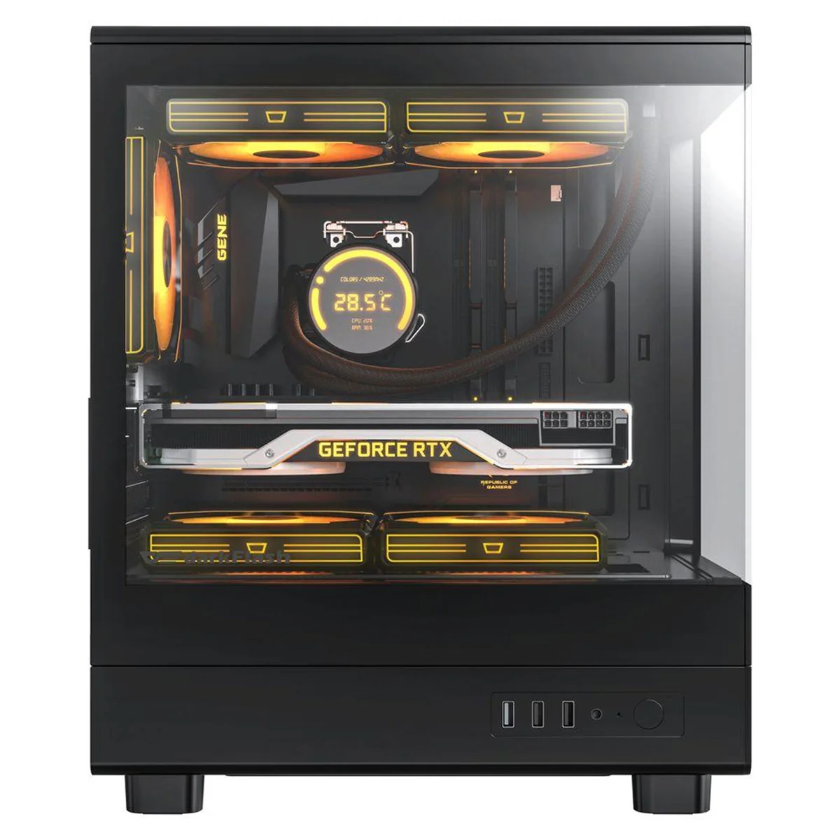 Darkflash DB330M M-ATX PC Case (Black, White) - Image 7