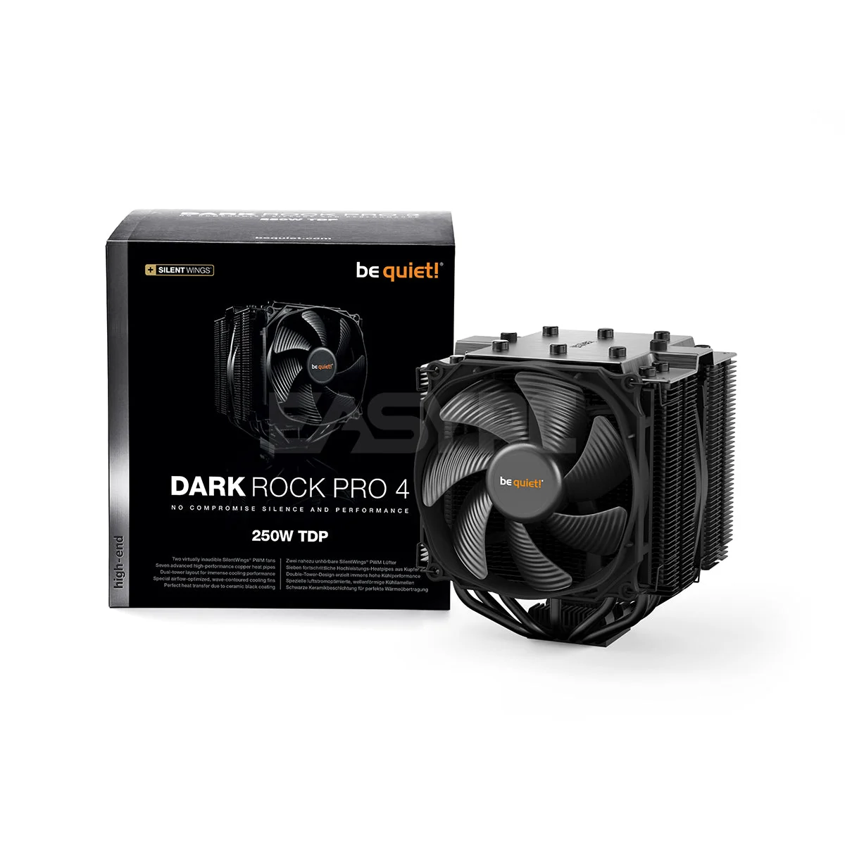 be quiet! Dark Rock Pro 4 BK022 Black Dual-tower CPU air cooler