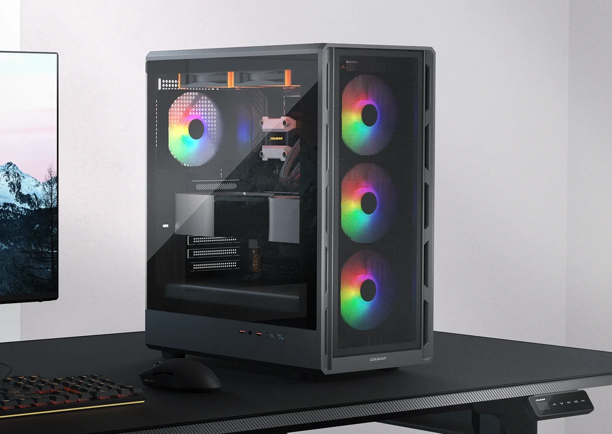 Cougar Airface Pure RGB Black ATX Mid-Tower Case - Image 2