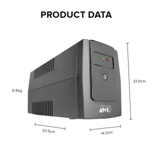 AWP AID1000 ECO 1000VA / 600W Line-Interactive UPS