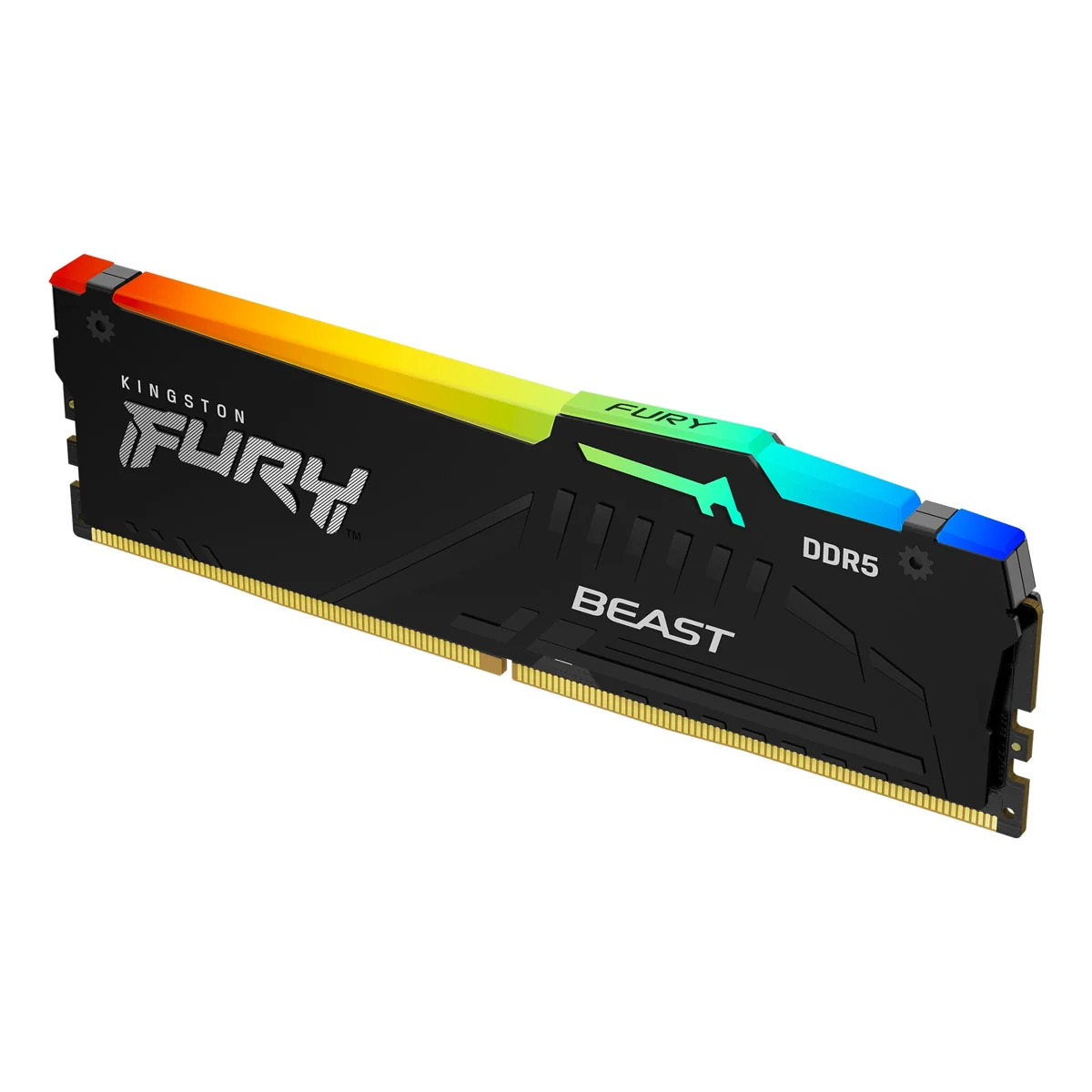 Kingston FURY Beast RGB 16GB DDR5-5600 CL40 Memory (KF556C40BBA-16)