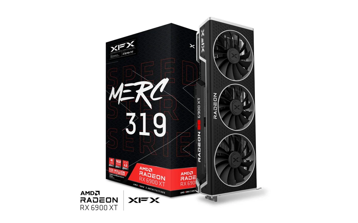 XFX Speedster MERC 319 Radeon RX 6900 XT Black 16GB GDDR6 Graphics Card