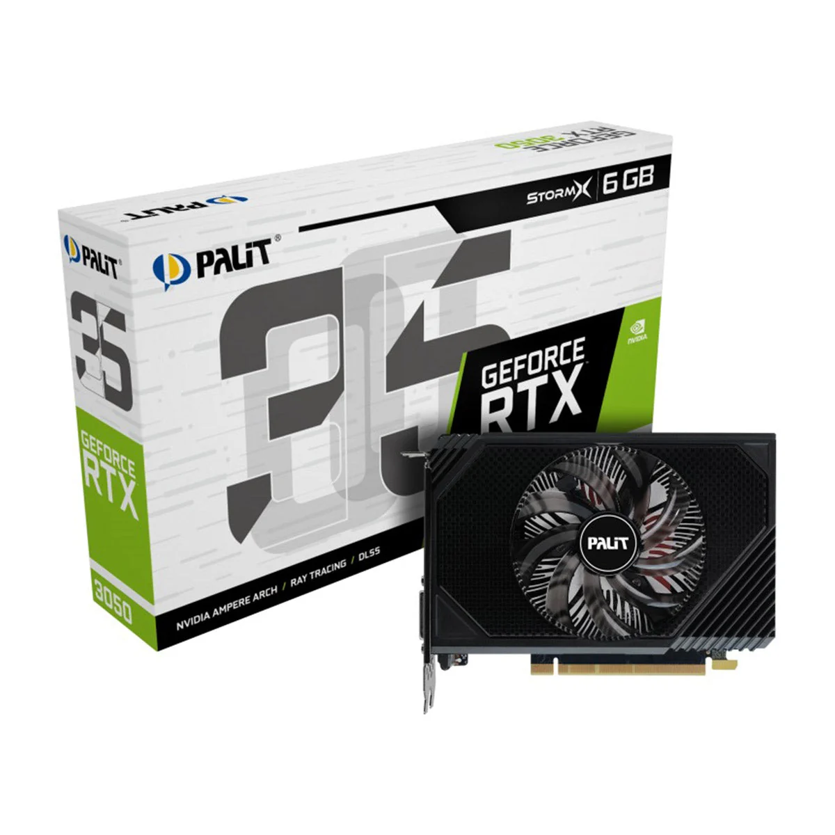 Palit GeForce RTX 3050 StormX 6GB GDDR6 Graphics Card
