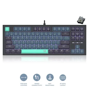 Redragon BES K611-BGB Mechanical Keyboard — Blue/Green/Black