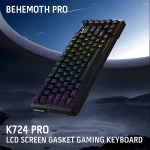 Redragon Behemoth Pro K724RGB-PRO Wireless Mechanical Keyboard — Black