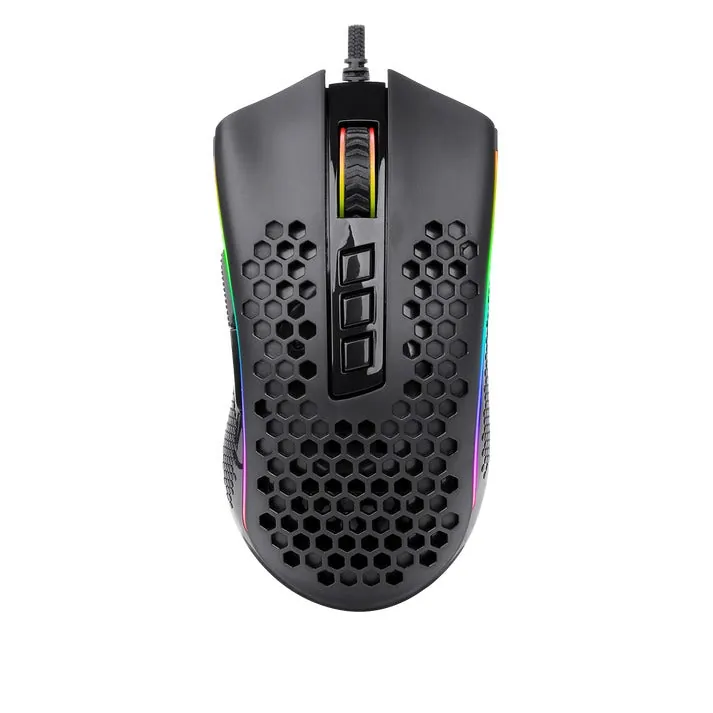 Redragon Storm M808-RGB Honeycomb Gaming Mouse — Black