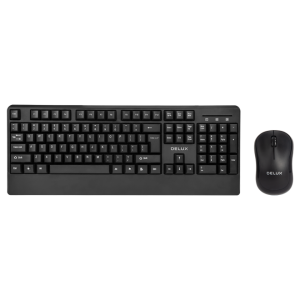 DELUX K6700G + M335GX Wireless Keyboard and Mouse Combo